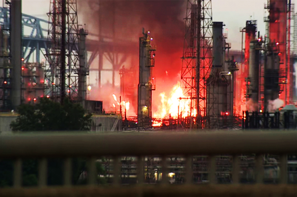 Leia mais sobre o artigo Explosão maciça na refinaria de petróleo da Filadélfia